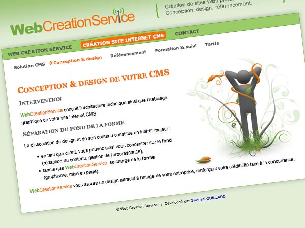 WebCreationService CMS